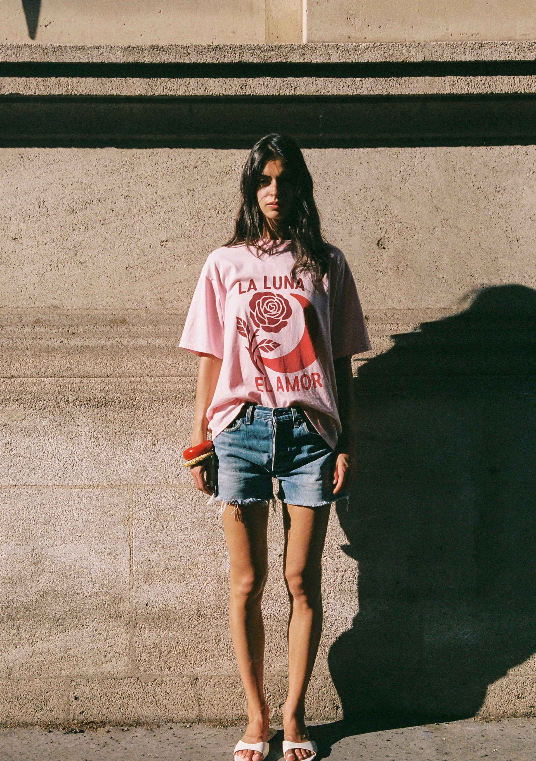 Moon Rose Boyfriend Tee