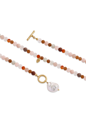 Solstice Pearl Drop Necklace