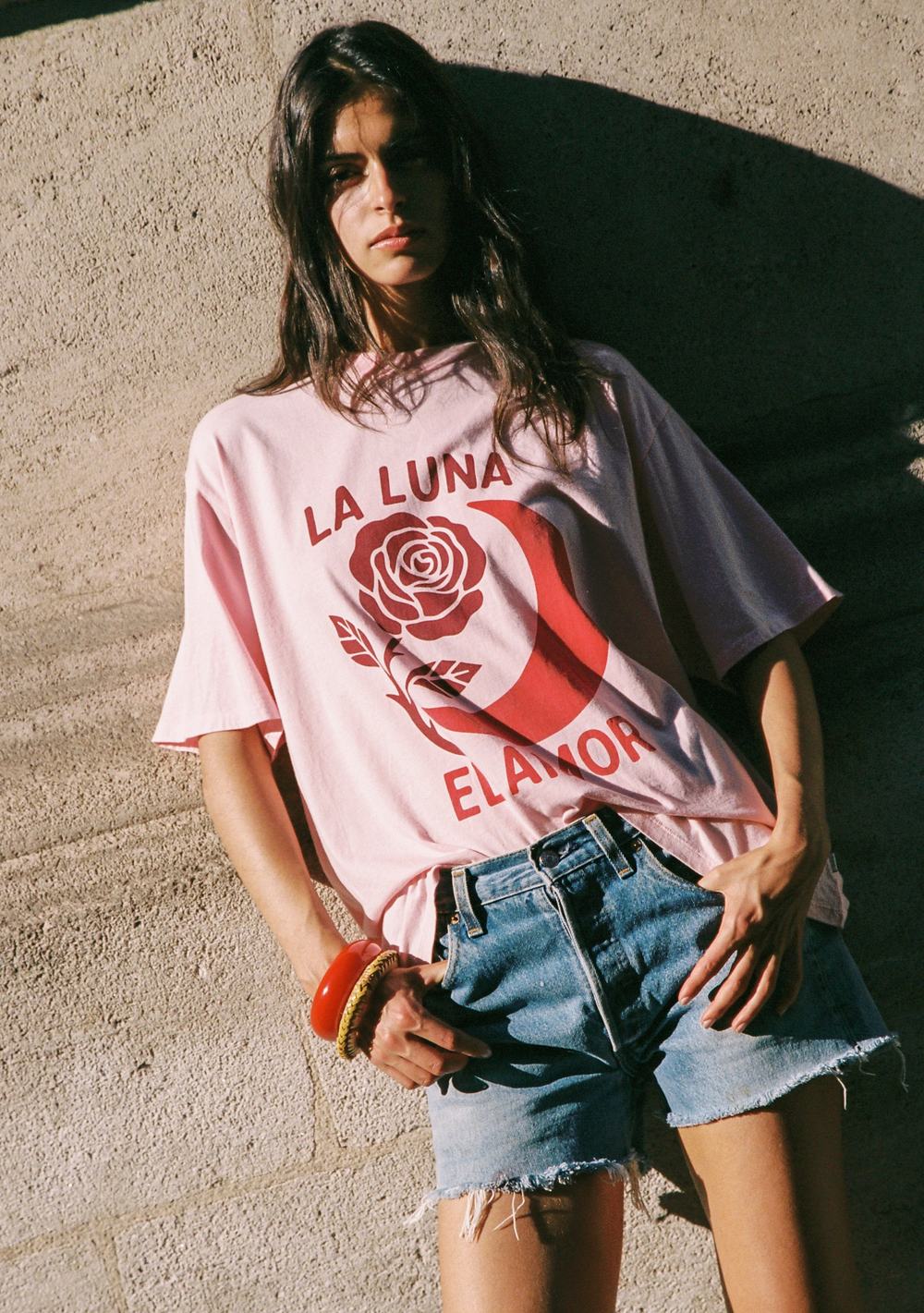 Moon Rose Boyfriend Tee