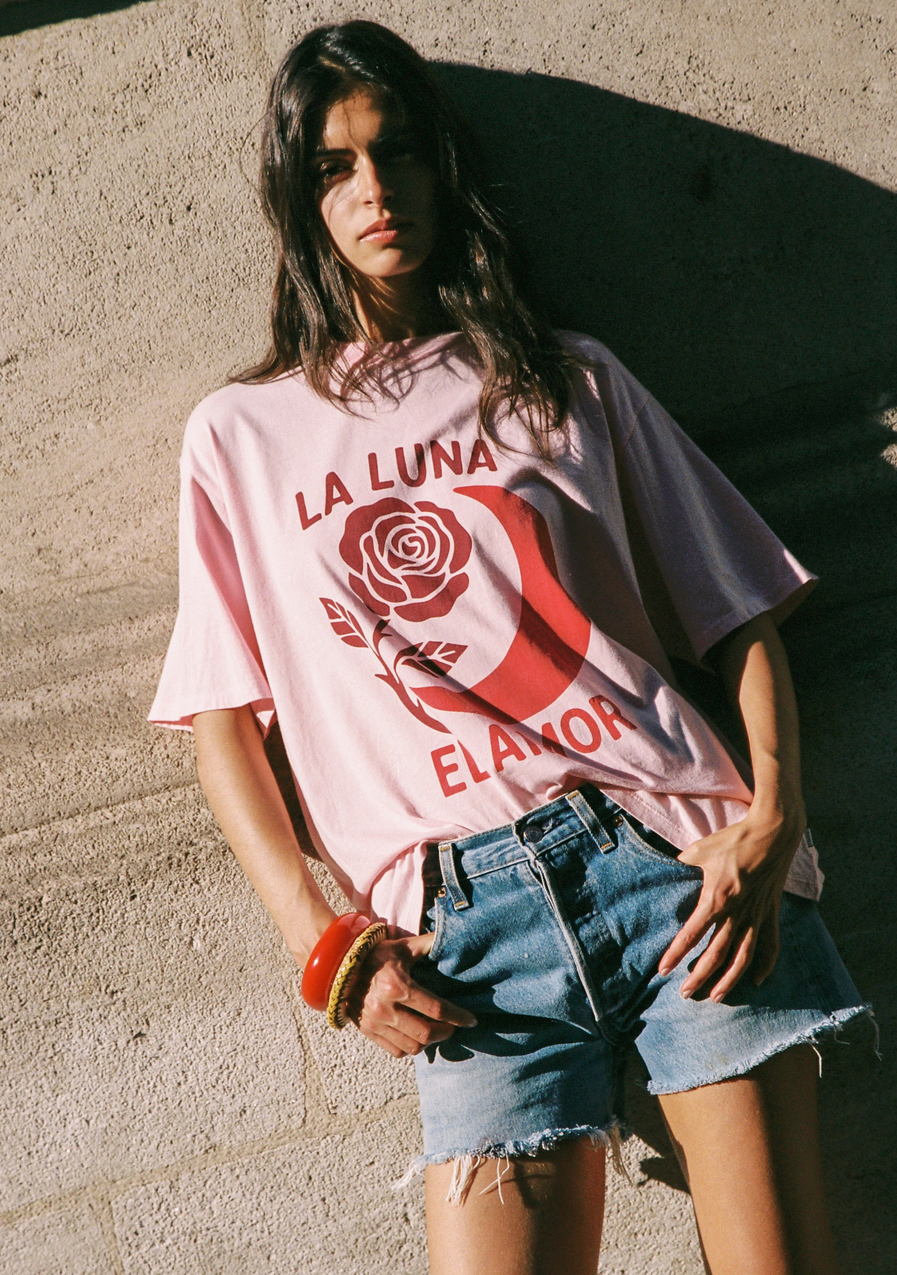Moon Rose Boyfriend Tee