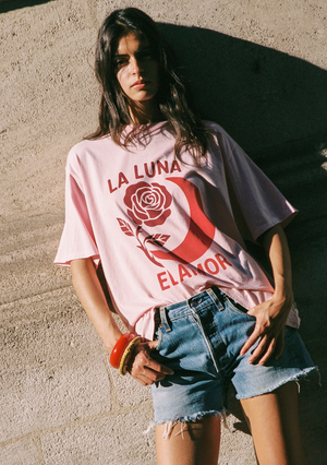 Moon Rose Boyfriend Tee