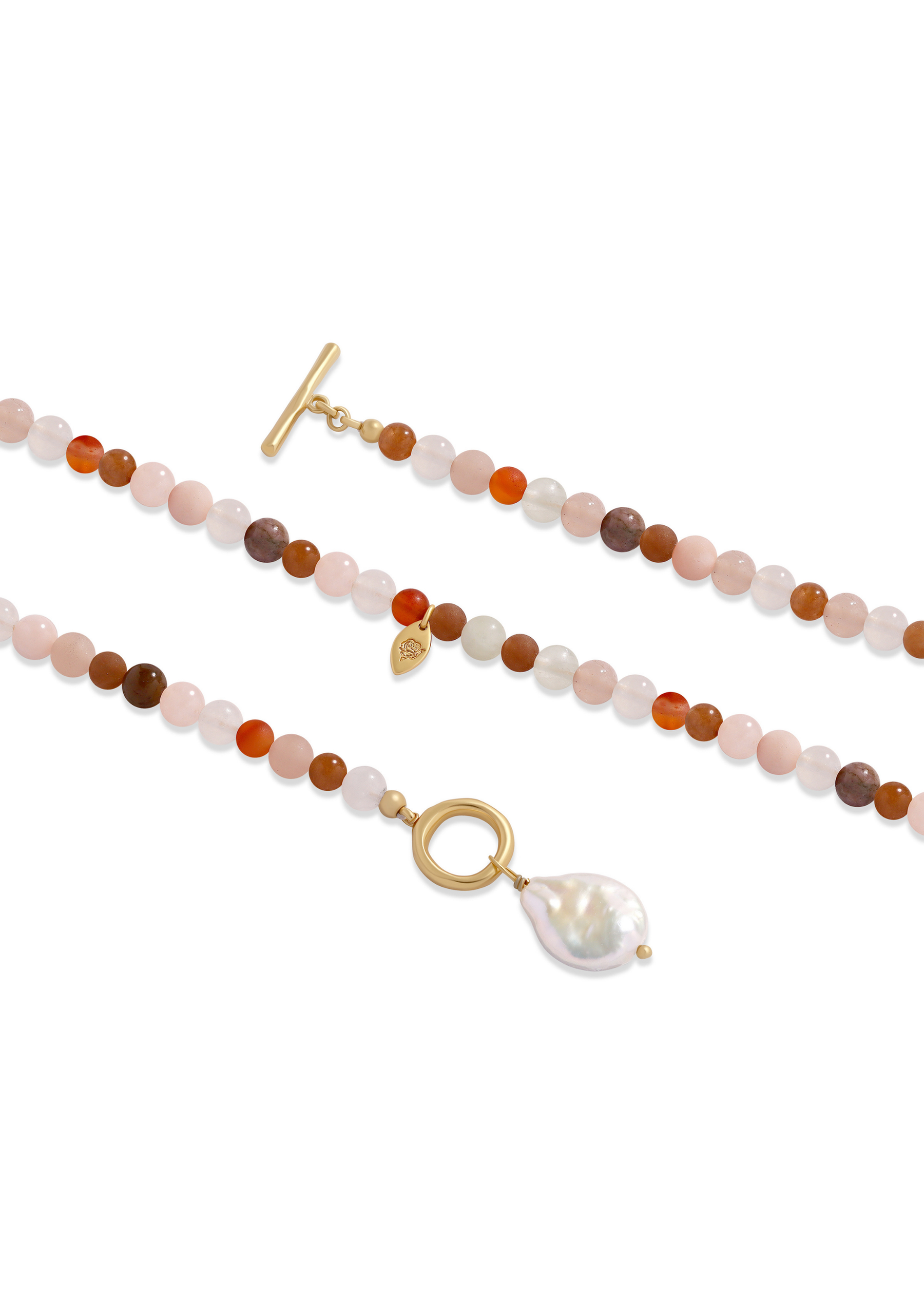 Solstice Pearl Drop Necklace