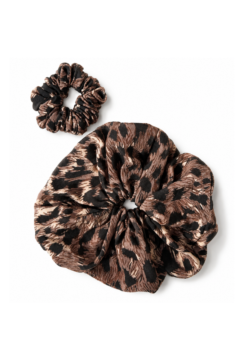Voluminous Scrunchie - Wild Leopard