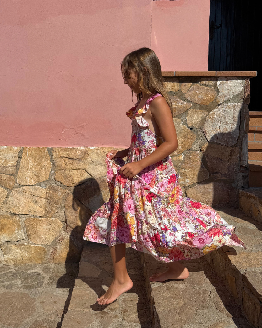 Pinafore Maxi Dress