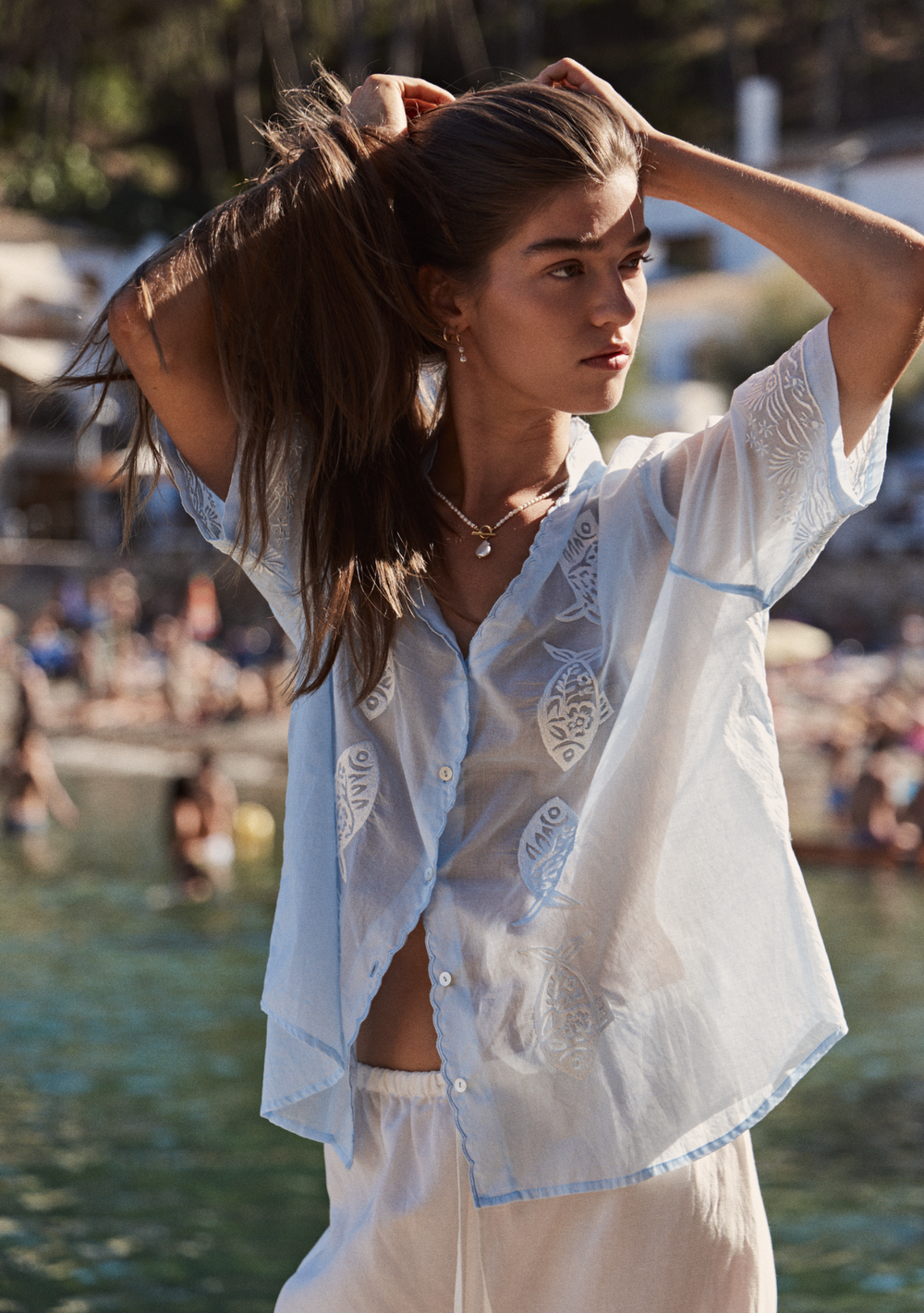 Sardine Embroidered Blouse
