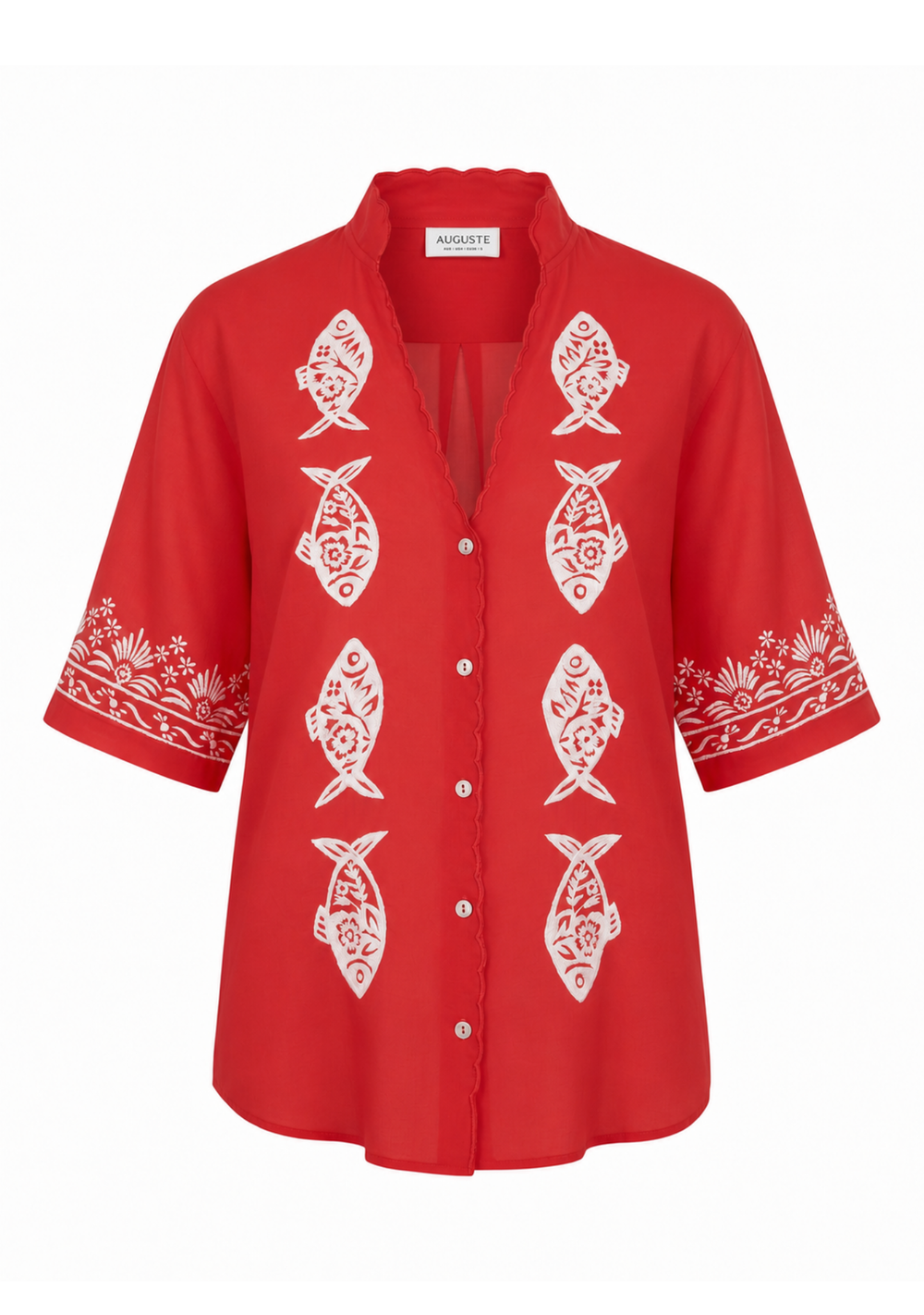 Sardine Embroidered Blouse