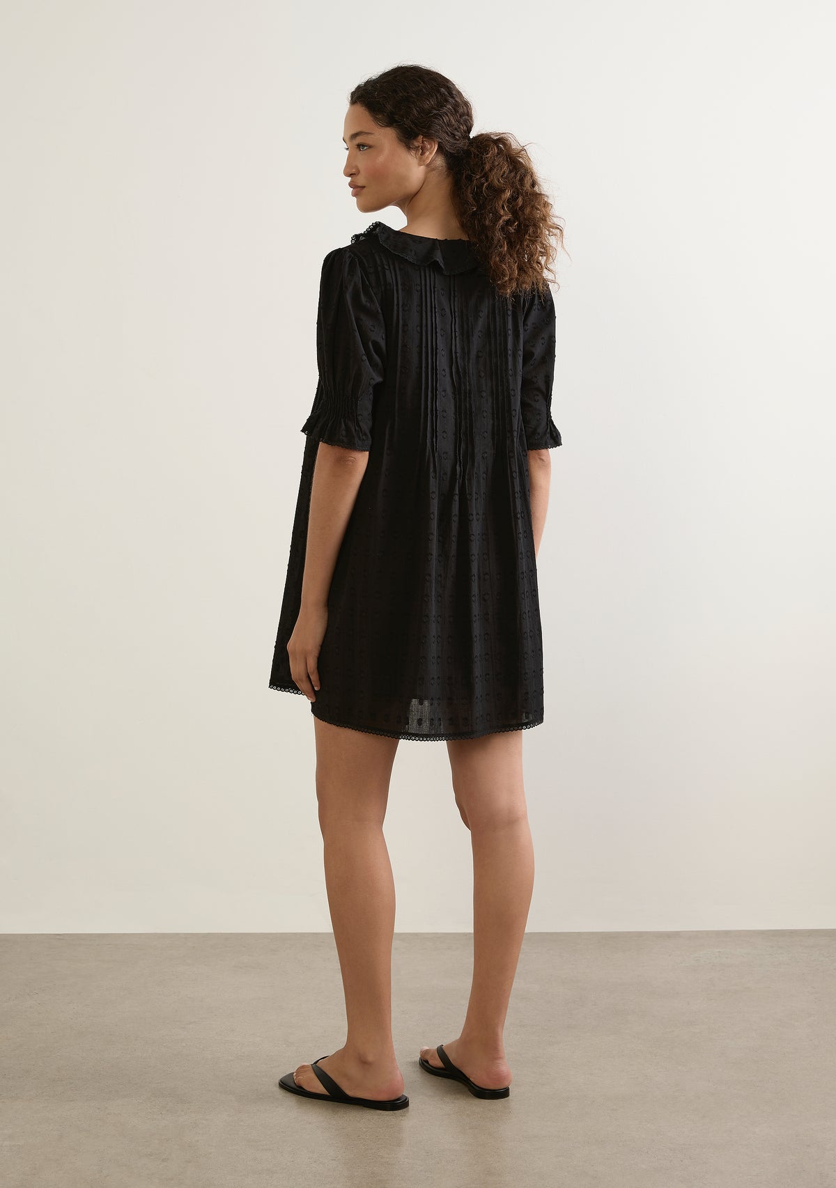 auguste the label black dress Rafael Mini Dress