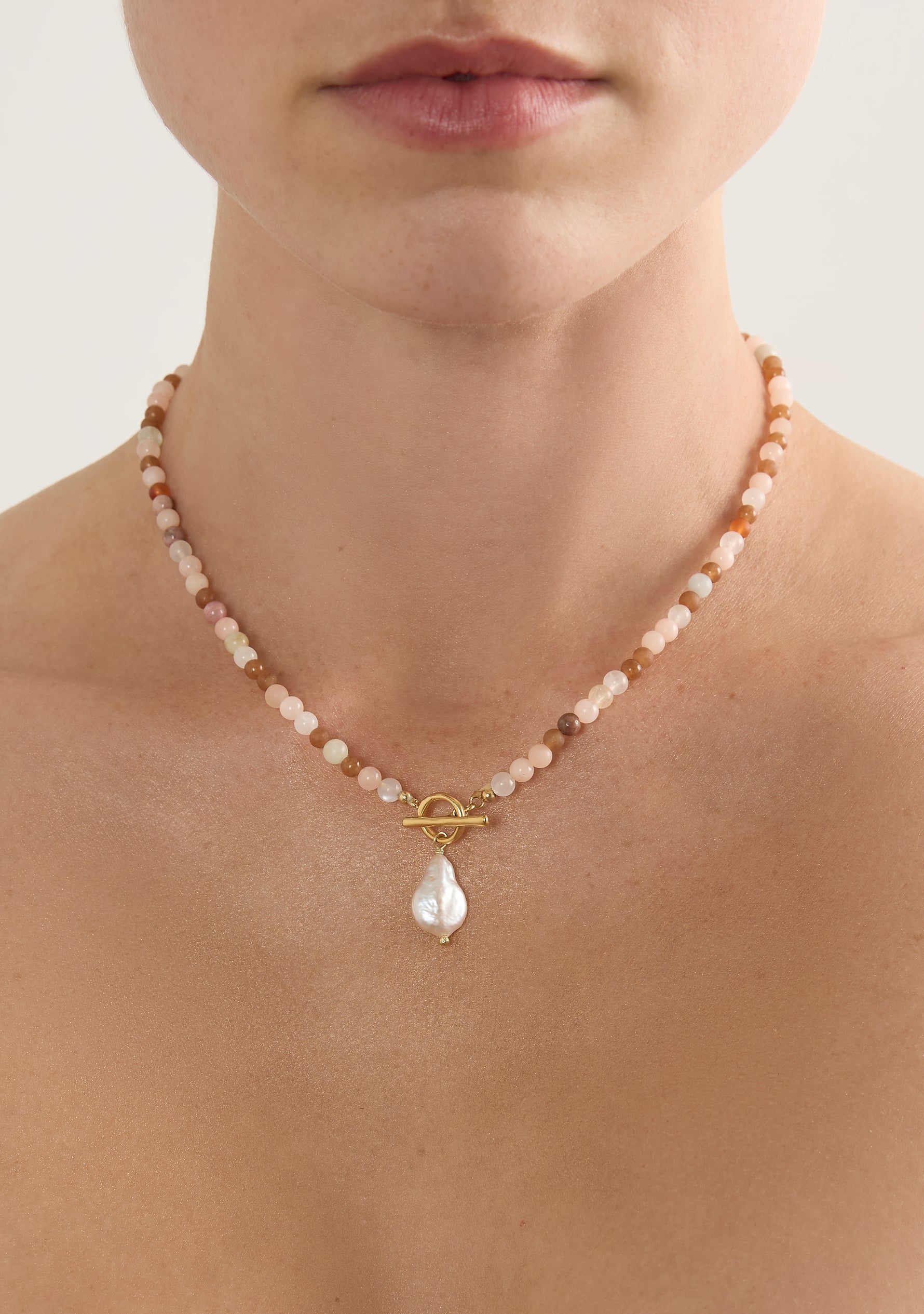 Solstice Pearl Drop Necklace