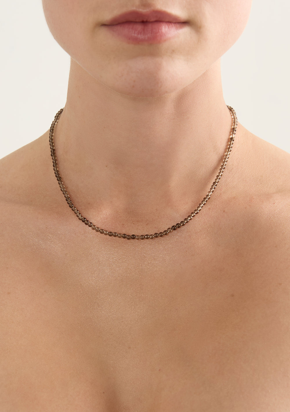 Amulet Gemstone Necklace Smoky Quartz