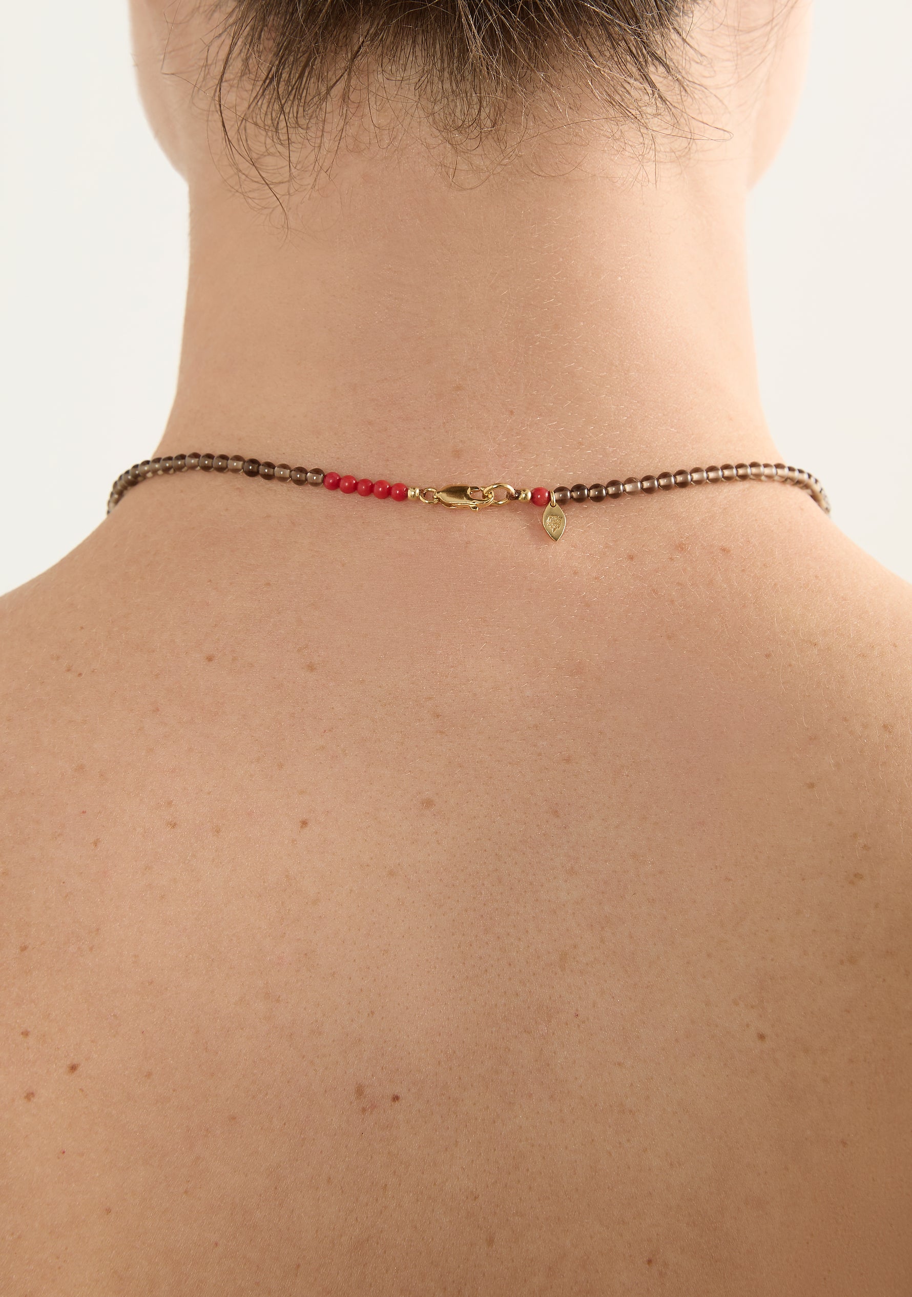 Amulet Gemstone Necklace Smoky Quartz