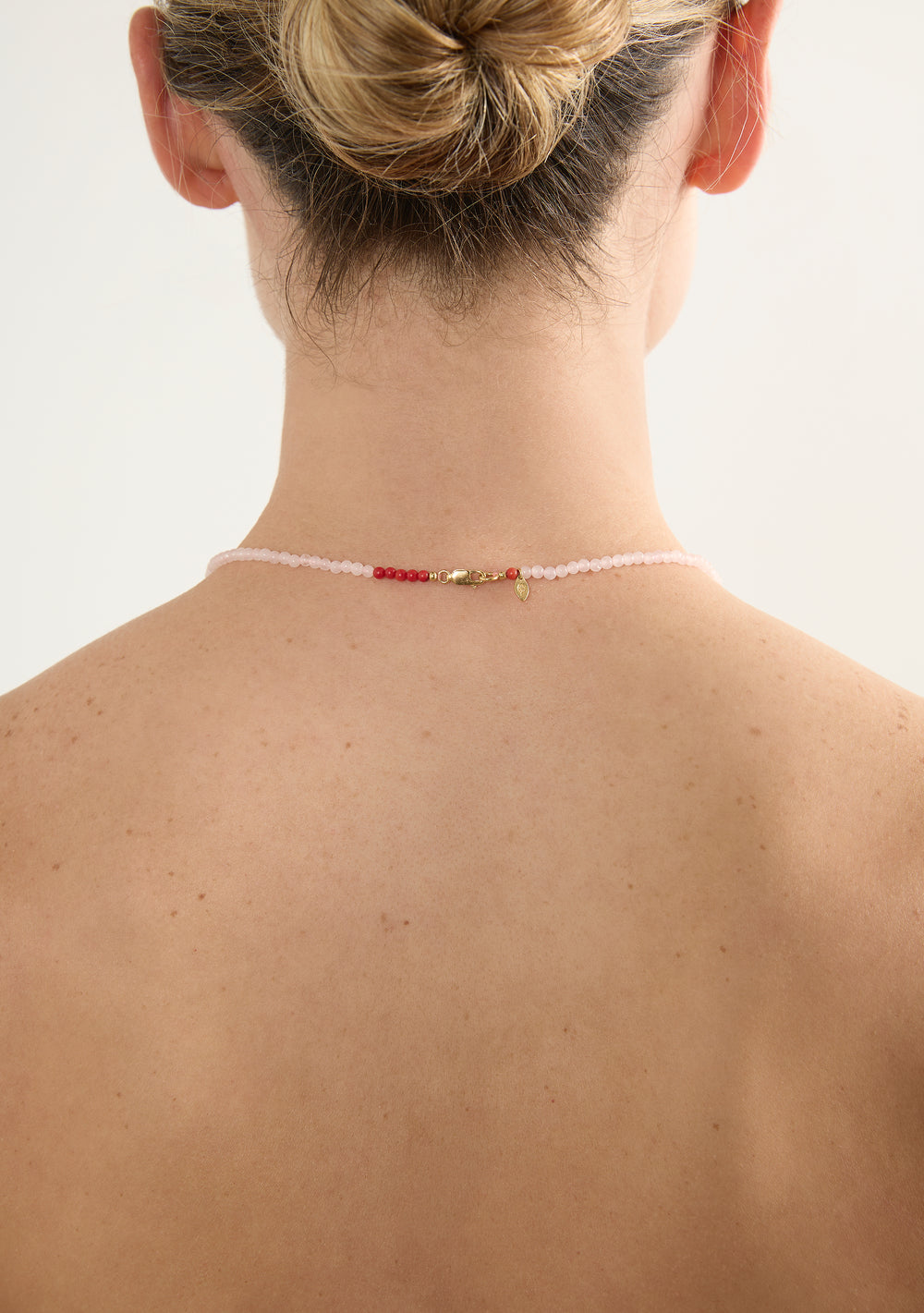 Amulet Gemstone Necklace Rose Quartz