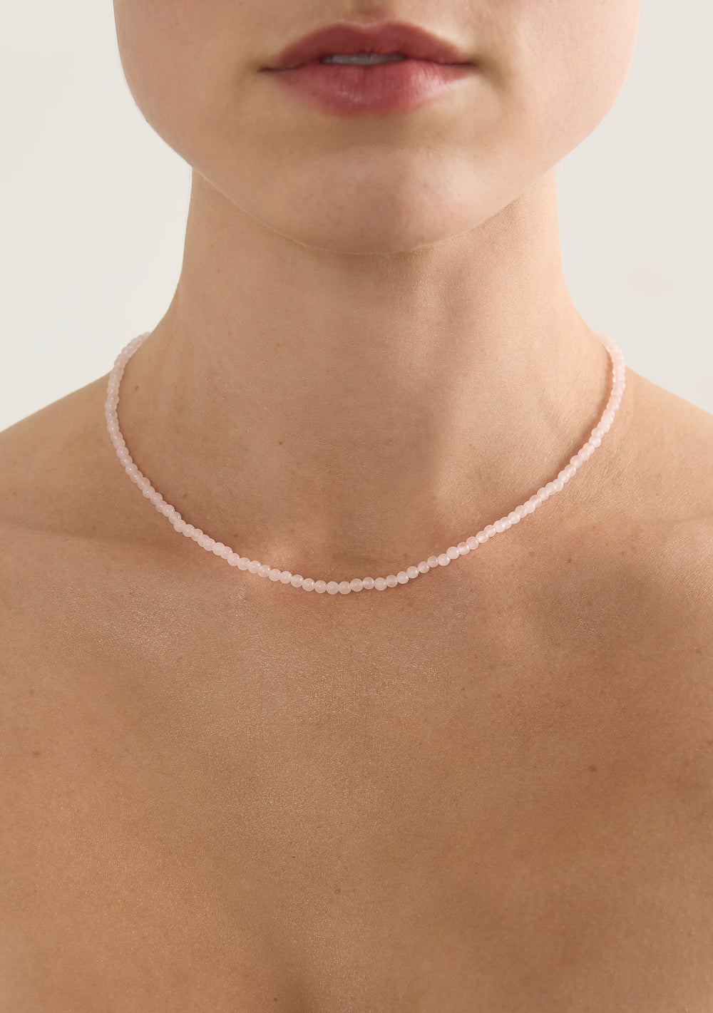 Amulet Gemstone Necklace Rose Quartz