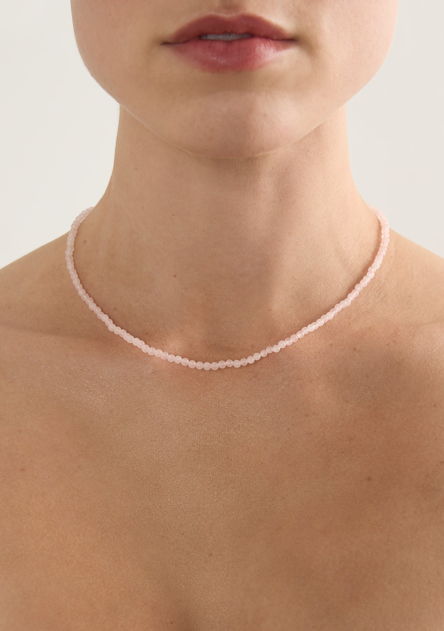 Amulet Gemstone Necklace Rose Quartz