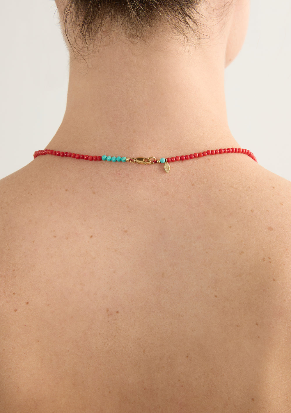 Amulet Gemstone Necklace Red Coral