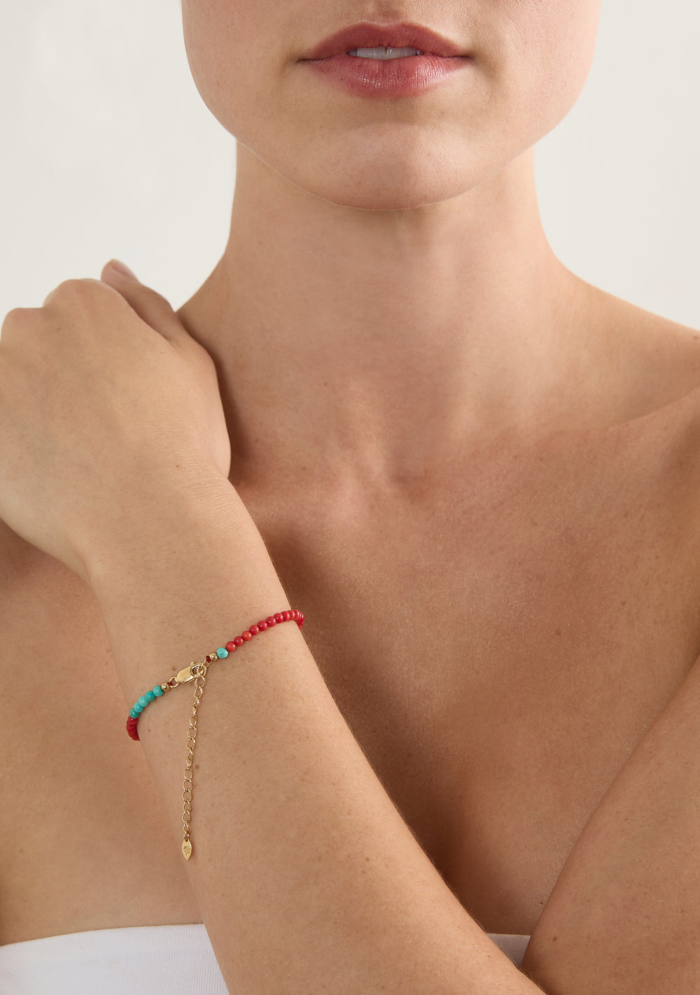 Amulet Gemstone Bracelet Red Coral