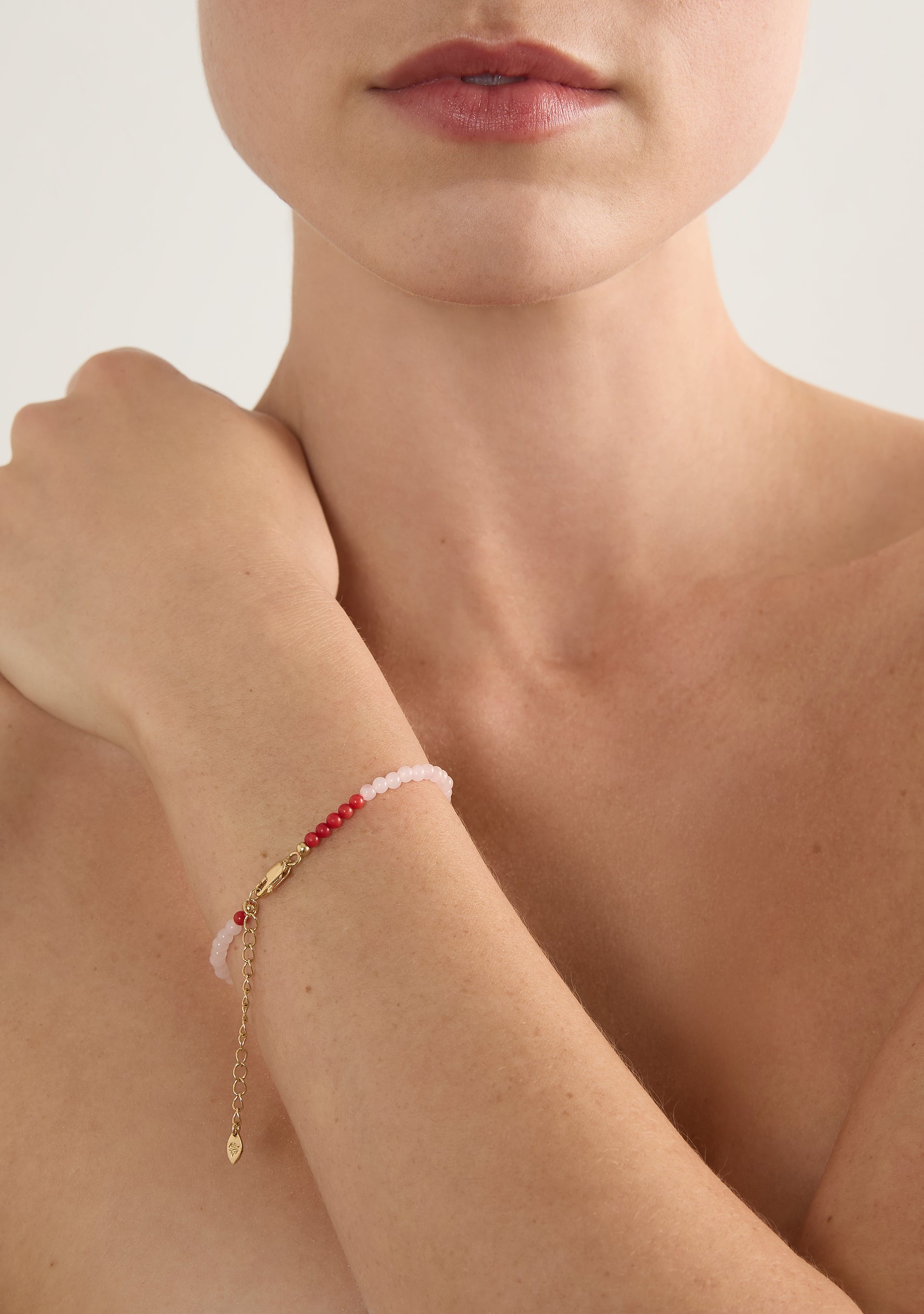 Amulet Gemstone Bracelet Rose Quartz