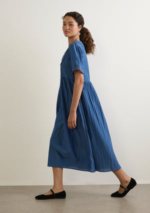 auguste pippi juliette midi dress AUGUSTE THE LABEL PIPPI JULIETTE MIDI DRESS - CHARCOAL