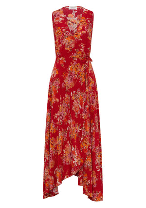 Frida Wrap Maxi Dress