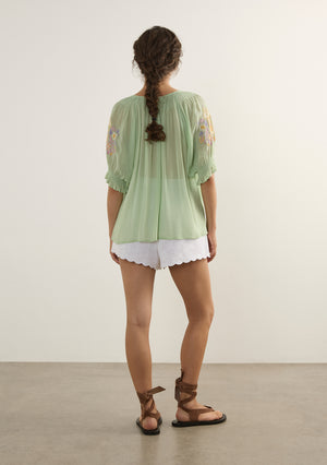 Indra Embroidered Blouse