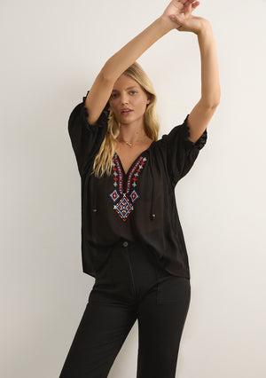 Paxton Embroidered Blouse