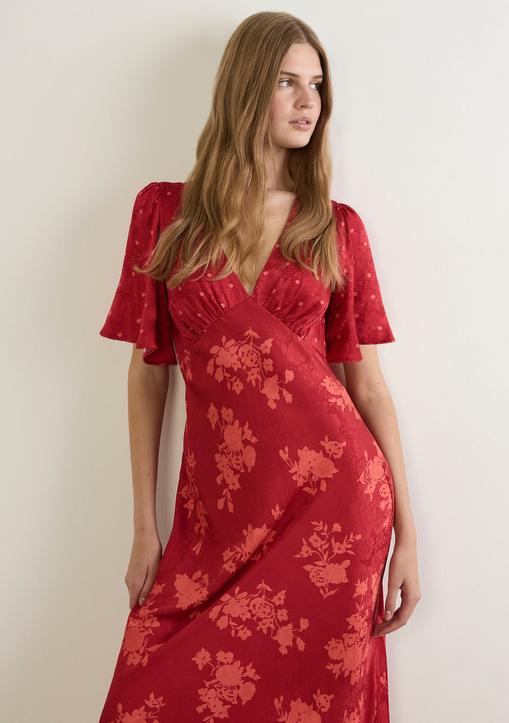 auguste the label red dress Meet our Natalie Maxi Dress ~ The perfect event dress in a deep berry hue; made for feminine dressing lovers As seen on Auguste muse @Fakander wandering the landscapes of Greece. #AugusteTheLabel