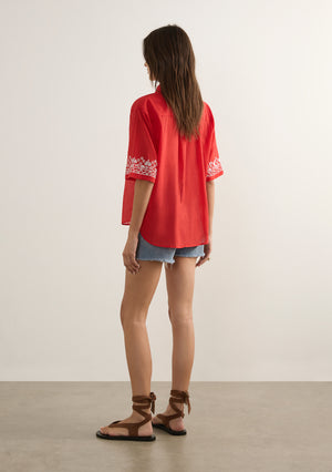 Sardine Embroidered Blouse