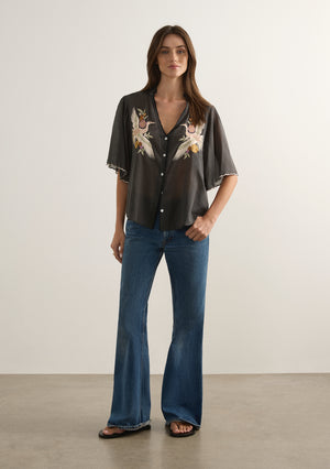 Zoe Embroidered Blouse | Pre Order - Buy Now