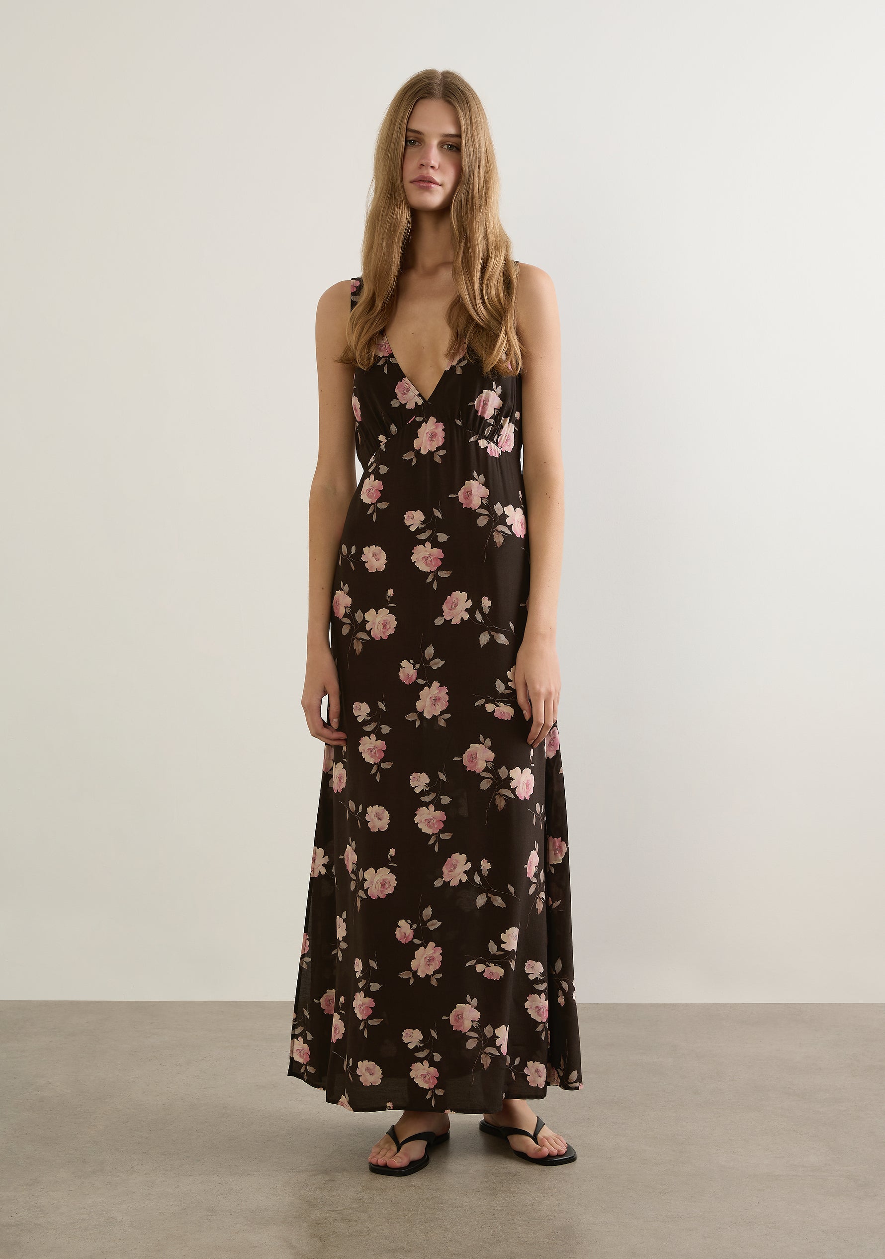 auguste the label maxi dress Anne Tie Slip Maxi Dress