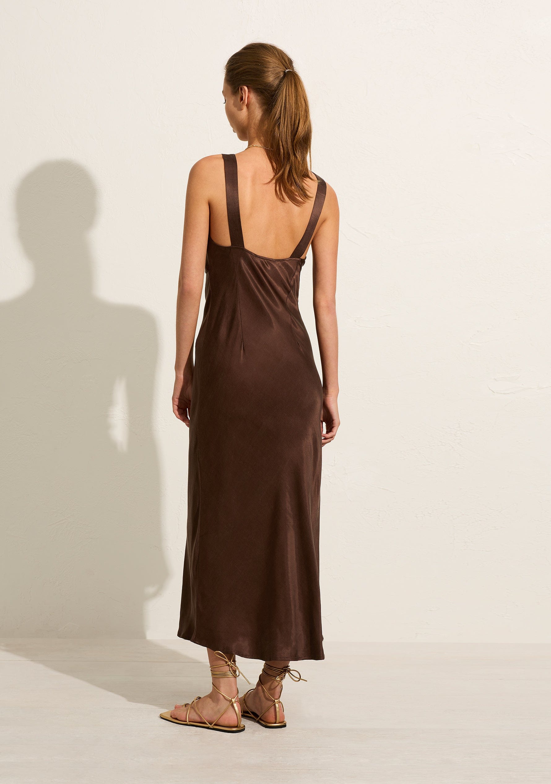 Auguste The Label Mini Dresses  Melodie Mini Dress Tan,Brown - Womens «  Somatokines