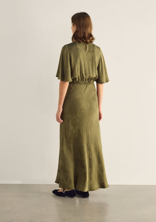 Auguste The Label Anne Tie Slip Maxi Dress (Red) main image 1