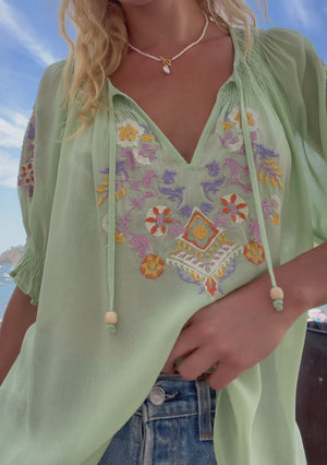 Indra Embroidered Blouse