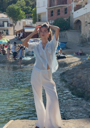 Sardine Embroidered Blouse